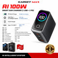 GADGET MAX - AI 100W Smart GAN Charger ( 1 USB + 2 PD )