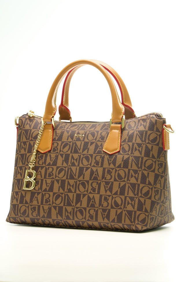 BONIA Women Vinyl Trimmed Leather Hand Bag 080982-207-15