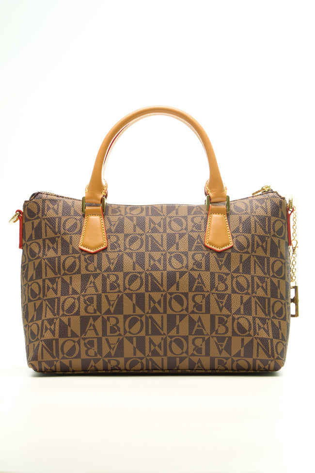 BONIA Women Vinyl Trimmed Leather Hand Bag 080982-207-15