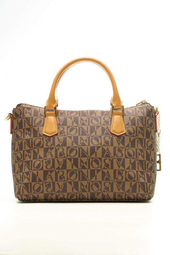 BONIA Women Vinyl Trimmed Leather Hand Bag 080982-207-15