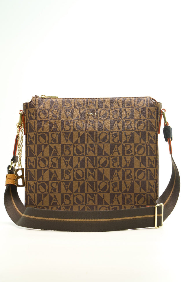 BONIA Women Vinyl Trimmed Leather Crossbody 080982-209-15