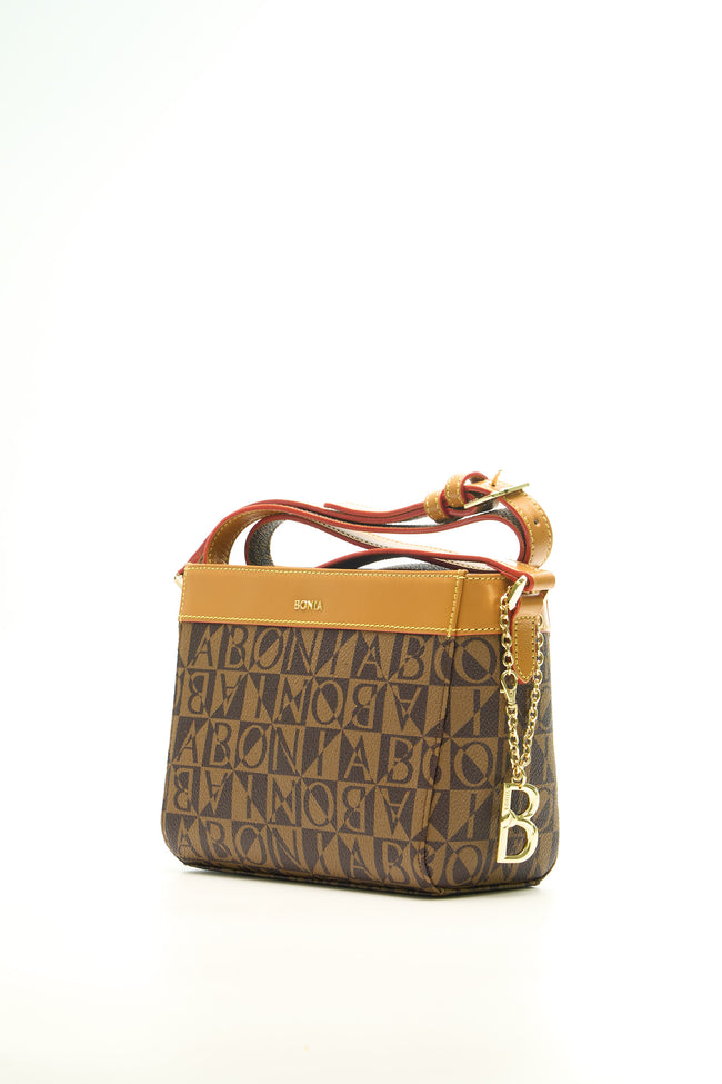 BONIA Women Vinyl Trimmed Leather Small Crossbody 080982-210-15