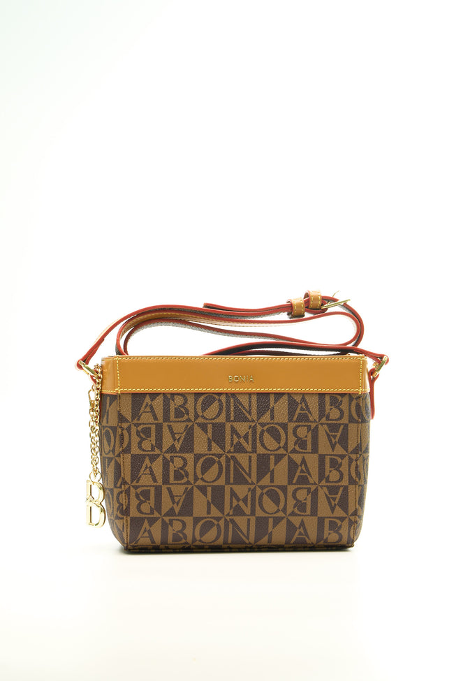 BONIA Women Vinyl Trimmed Leather Small Crossbody 080982-210-15