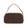 BONIA Vinyl Trimmed Leather Shoulder Bag 080982-220-15