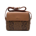 BONIA Vinyl Trimmed Leather Crossbody Bag 081036-228-05