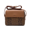 BONIA Vinyl Trimmed Leather Crossbody Bag 081036-228-05