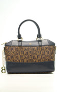 BONIA Women Vinyl Trimmed Leather Small Hand Bag 081863-003-5-3