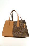 BONIA Women Vinyl Trimmed Leather Hand Bag 081867-106-5-5