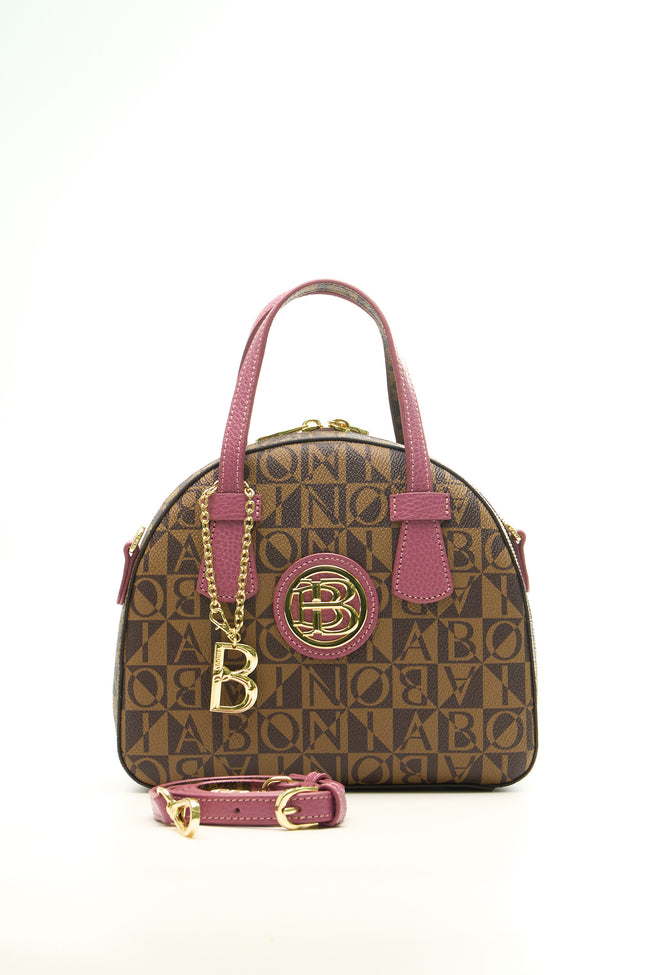 BONIA Women Round Shape Monogram Handbag 081870-102-5-9