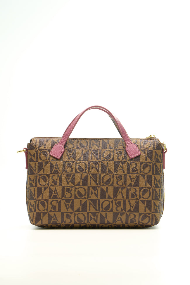 BONIA Women Square Shape Monogram Handbag 081870-103-5-9