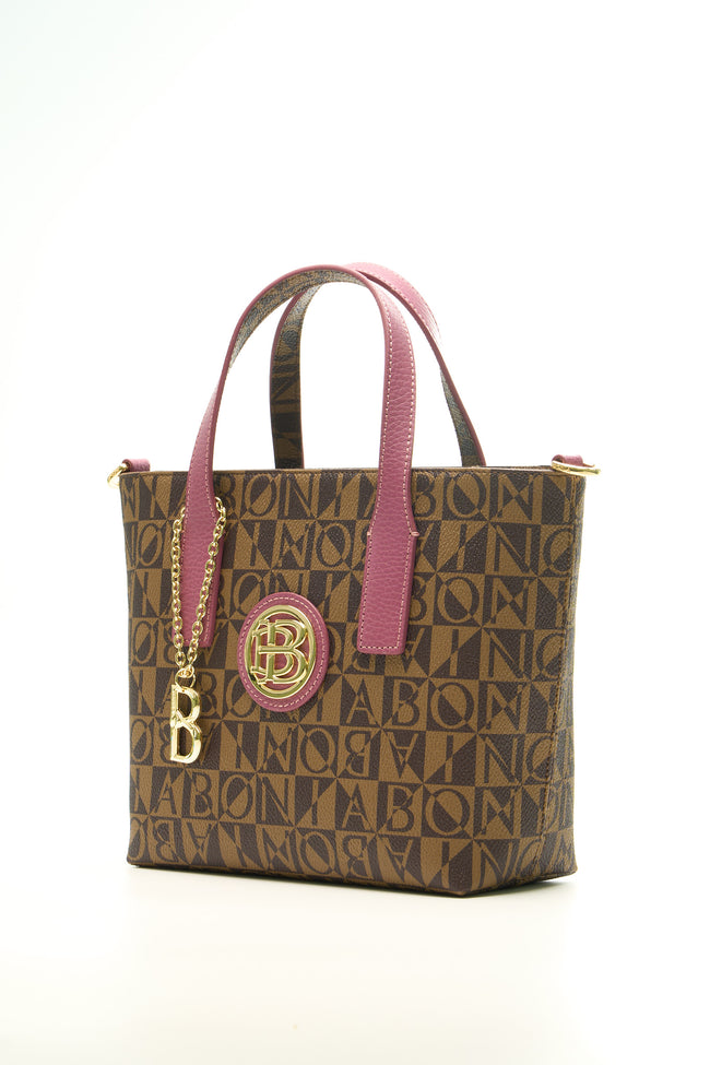 BONIA Women Boat Shape Monogram Handbag 081870-104-5-9