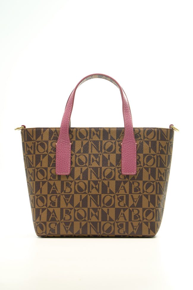 BONIA Women Boat Shape Monogram Handbag 081870-104-5-9