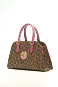 BONIA Women A Line Shape Monogram Hand Bag 081870-108-5-9