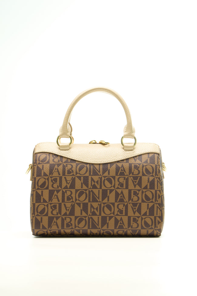 BONIA Women Vinyl Trimmed Leather Hand Bag 081906-003-5-11