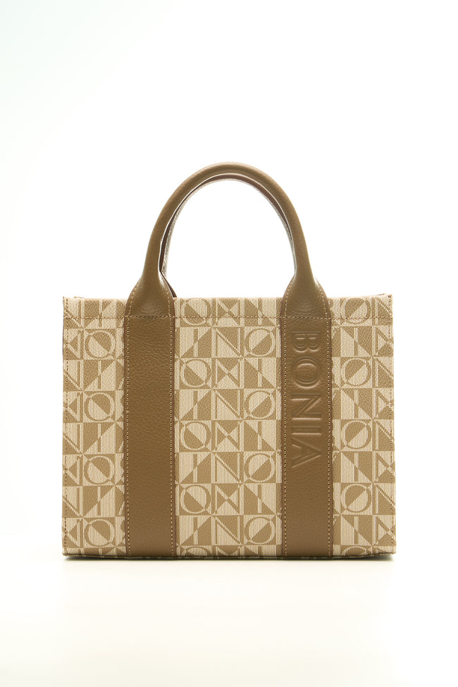 BONIA Women Vinyl Trimmed Leather Hand Bag 081916-002-5-16