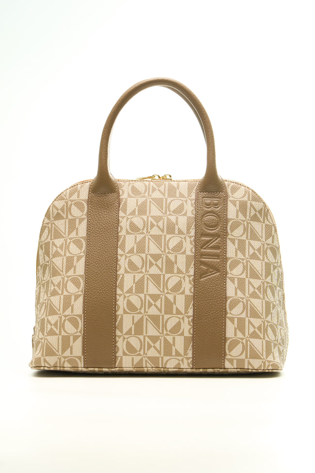 BONIA Women Vinyl Trimmed Leather Hand Bag 081916-005-5-16