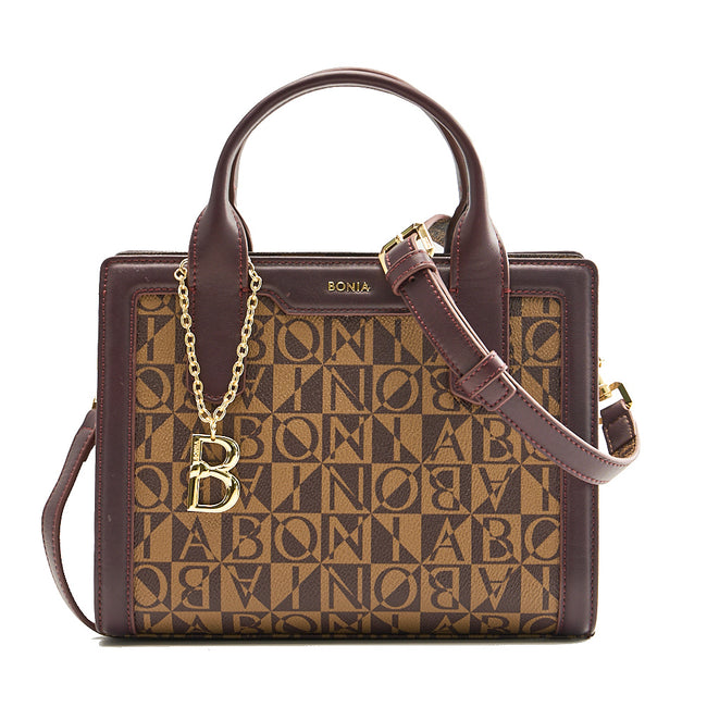 BONIA Women Monogram Satchel Bag 081925-101-5-14