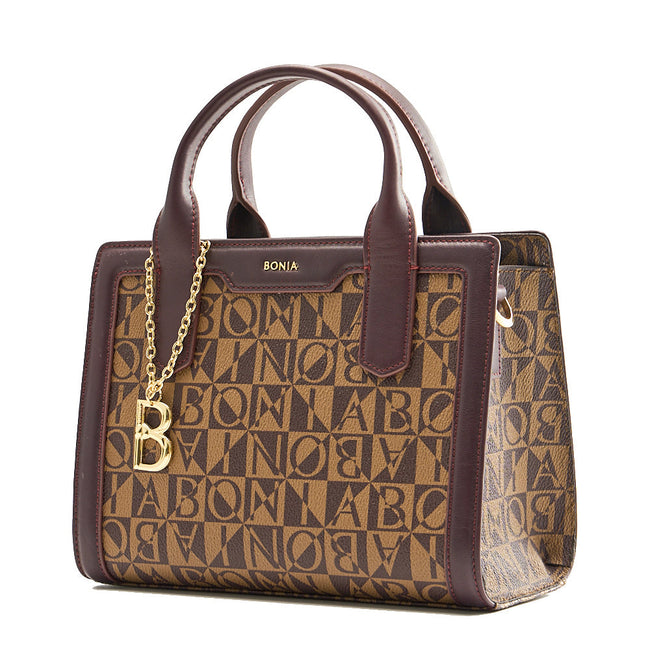 BONIA Women Monogram Satchel Bag 081925-101-5-14
