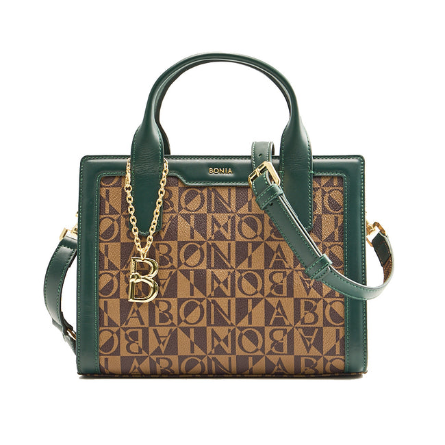BONIA Women Monogram Satchel Bag 081925-101-5-6