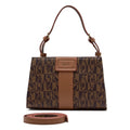 BONIA Vinyl Trimmed Leather Hand Bag 081939-002-5-5