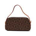 BONIA Vinyl Trimmed Leather Shoulder Bag 081950-002-15