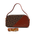 BONIA Vinyl Trimmed Leather Shoulder Bag 081950-002-15