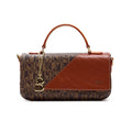 BONIA Vinyl Trimmed Leather Hand Bag 081950-003-15