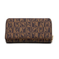 BONIA Two Material Types Long Zipper Wallet 081951-504