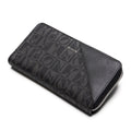 BONIA Two Material Types Long Zipper Wallet 081951-504