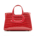 BONIA Women B Logo Handle Leather Satchel Bag 081952-101-04