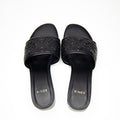 BONIA Women Leather Block-Heel Mules 08371-6016-08
