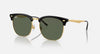 Ray Ban 0RB4418D-601/31-56 Dark Green Polished Black On Gold