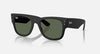 RAY BAN MEGA WAYFARER LITEFORCE 0RB4840S-601S71-52 Dark Green Matte Sand Black