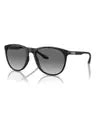 Emporio Armani Grey Gradient Oval Men's Sunglasses 0EA4210-500111-56