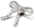 CROCS JIBBITZ™ CHARM SILVER GEM BOW
