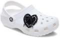 CROCS JIBBITZ™ CHARM BLACK HEART WITH BOW