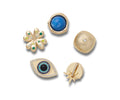 Crocs JIBBITZ™ CHARM Gold SMT Gem Mystic 5 Pack