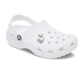 Crocs JIBBITZ™ CHARM Silver Double Heart