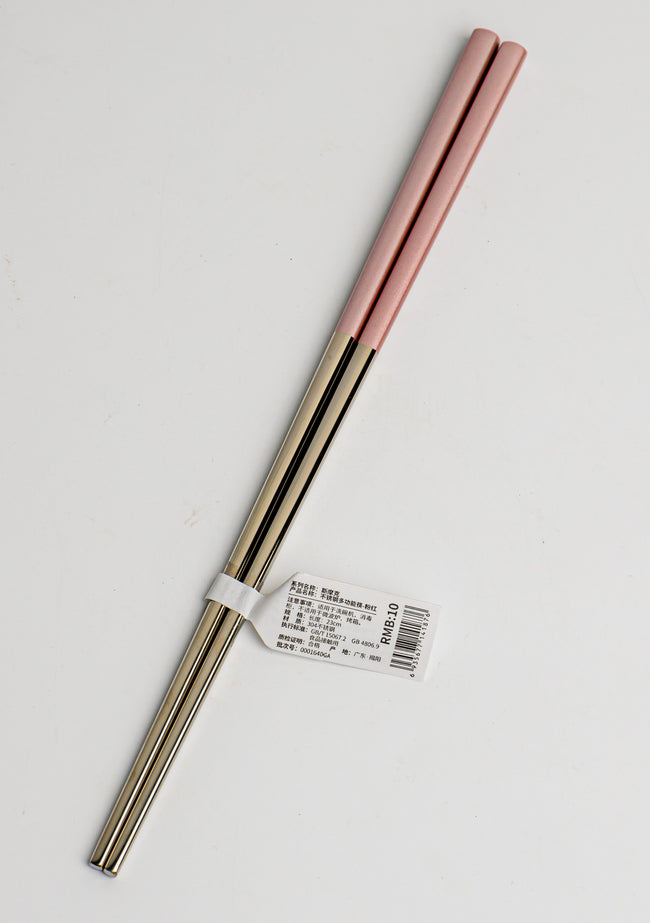 1NOM Twill Silver Chopsticks