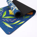 Activa Unisex Eco-Friendly Suede &TPE Yoga Mat (Blue x Yellow x Pink ) HKEM2309