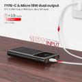 GADGET MAX RAY PD Series 10000mAh PD+QC Fast Charging Power Bank(PD 20W+QC 22.5W)