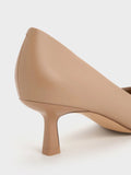 Pointed Kitten Heel Pumps_Nude