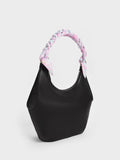CHARLES & KEITH Ulani Scarf-Wrapped Hobo Bag