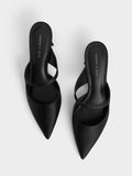Asymmetric Sculptural Heel Pumps_Black