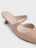 Asymmetric Sculptural Heel Pumps_Nude