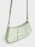 CHARLES & KEITH_Arlys Curved Shoulder Bag_Mint Green