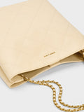 CHARLES & KEITH Women Leia Braided Handle Tote Bag_Beige
