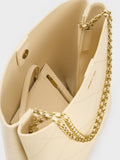 CHARLES & KEITH Women Leia Braided Handle Tote Bag_Beige