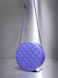 CHARLES & KEITH Kwan Quilted Circle Bag Purple