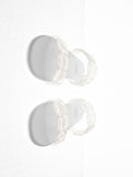CHARLES & KEITH Women Fia Gem-Strap Slide Sandals White